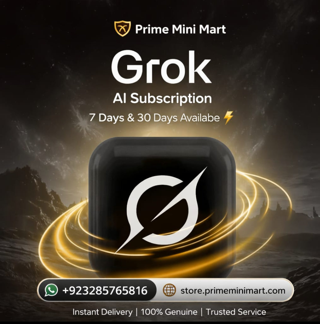 Grok super plan 20days warranty Account